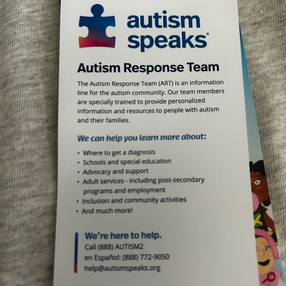 NWT AUTISM AWARENESS T SHIRT, UNISEX-medium. pit to pit is 21”. - Picture 5 of 5